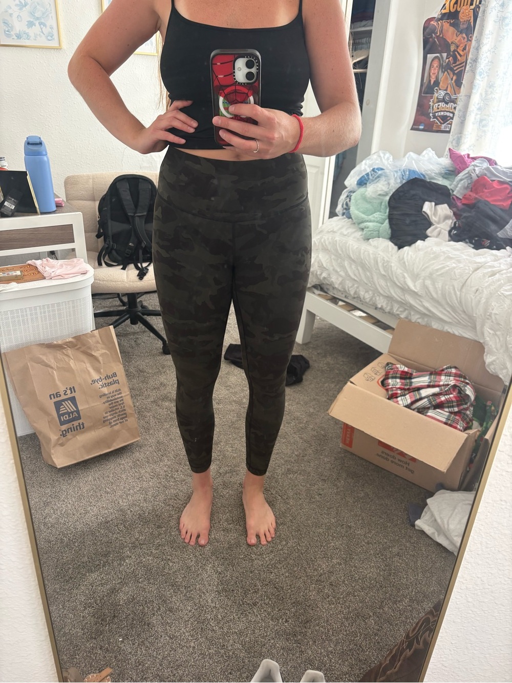 Lululemon Athletica Women’s Camo Black Leggings - Picture 1 of 4